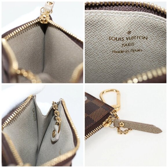 LOUIS VUITTON Damier Ebene Pochette Cree Coin Purse - Picture 16 of 16